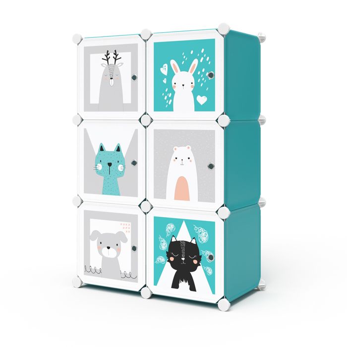 Armoire Penderie Pour Enfant Vicco Etagere Diy Modulable 6 Compartiments Tringle Etagere Emboitable Cdiscount Puericulture Eveil Bebe