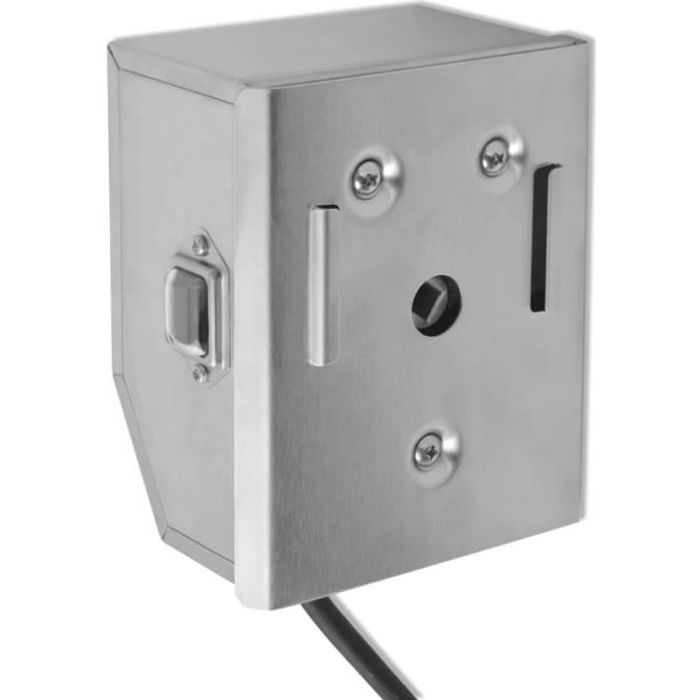 Moteur de broche à rôtir - vidaXL - 4W - Acier inoxydable - 8x8 mm - Mixte