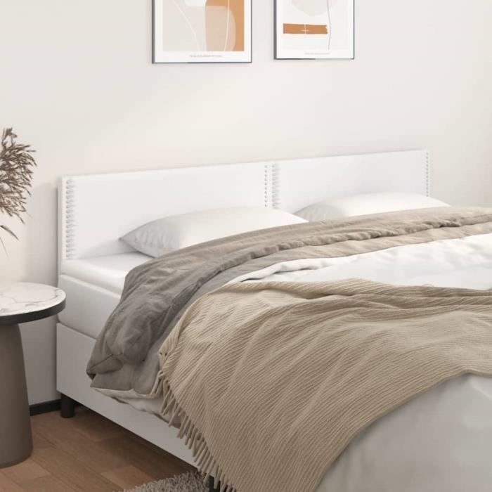 têtes de lit blanc yosoo - yaj345953 - 160 cm - classique - intemporel