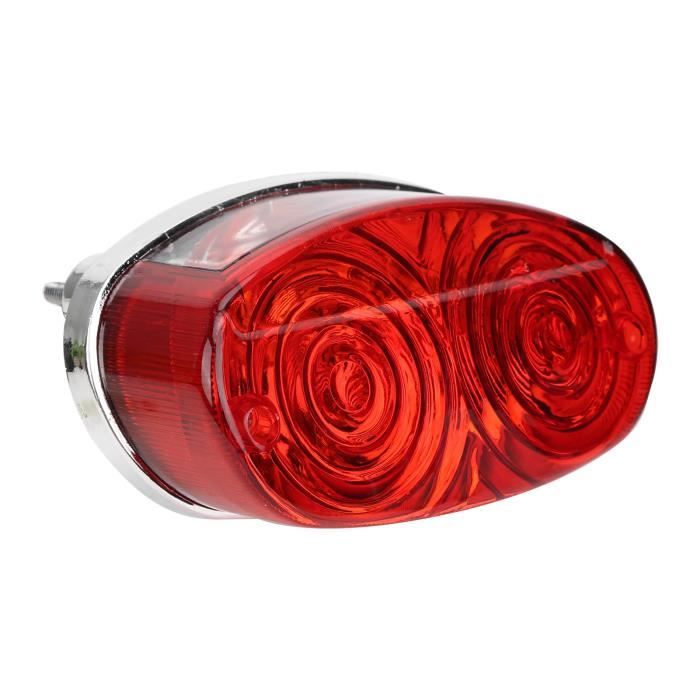 Feu Arrière LED Universel Pour Moto, Quad, Dirt Bike - 12-15V - 3 Points Fixation - Étanche - EVGATSAUTO - 6
