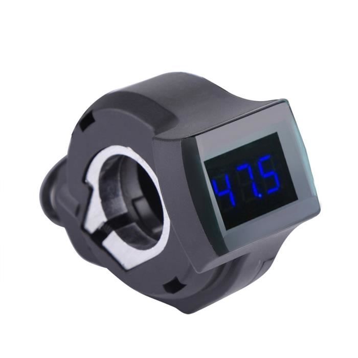 Accélérateur Pouce 106DX Pour Vélo électrique – Affichage Niveau Batterie, Compatible VTT 36V/48V, Câble 6 Fils (160 Cm)