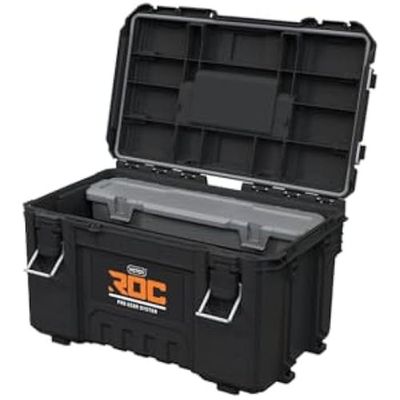 Boîte à Outils STANLEY FATMAX – 66 Cm, Attaches Métal, Poignée Bi-matière, Capacité 30 L