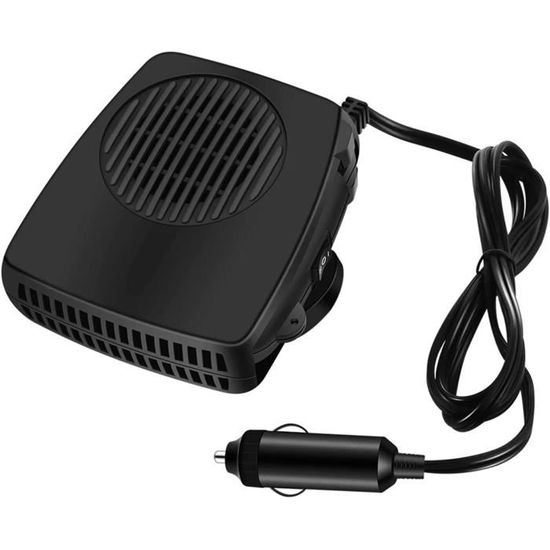 Chauffage Voiture 12V 150W Portable - Base Rotative 360°, Dégivrage Et Désembuage Rapide