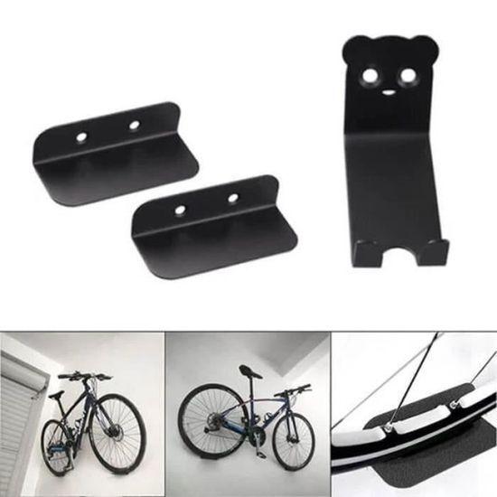 GI23647-Rack Rangement Vélo Support pour Bicyclette Mural en Acier Support de Rangement vélo à
