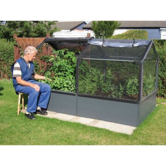 Potager De Jardin Sureleve De 50cm Avec Serre 240x120x150cm