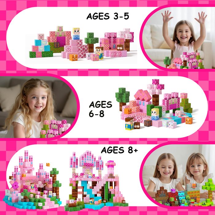 100 Blocs Magnétiques De Construction – Aimants – Jouet Montessori – À Partir De 6 Ans