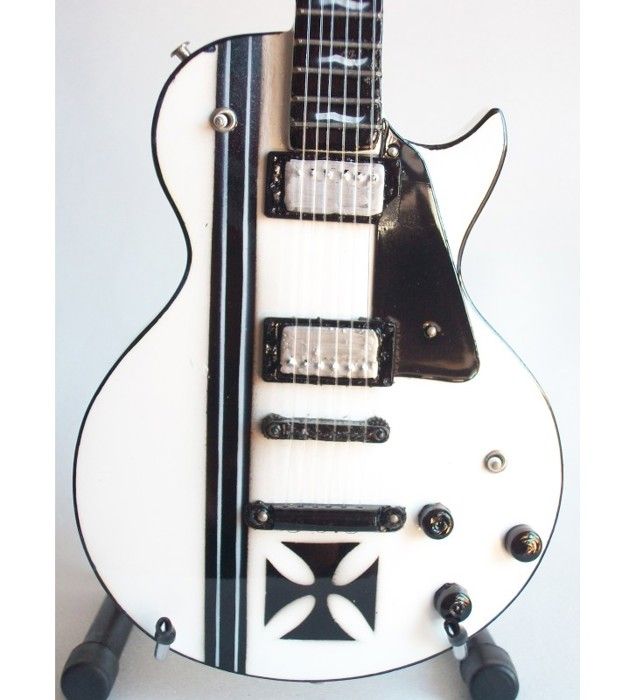 Réplique Miniature Guitare James Hetfield Snakebyte - Ornement Métalica Fait Main