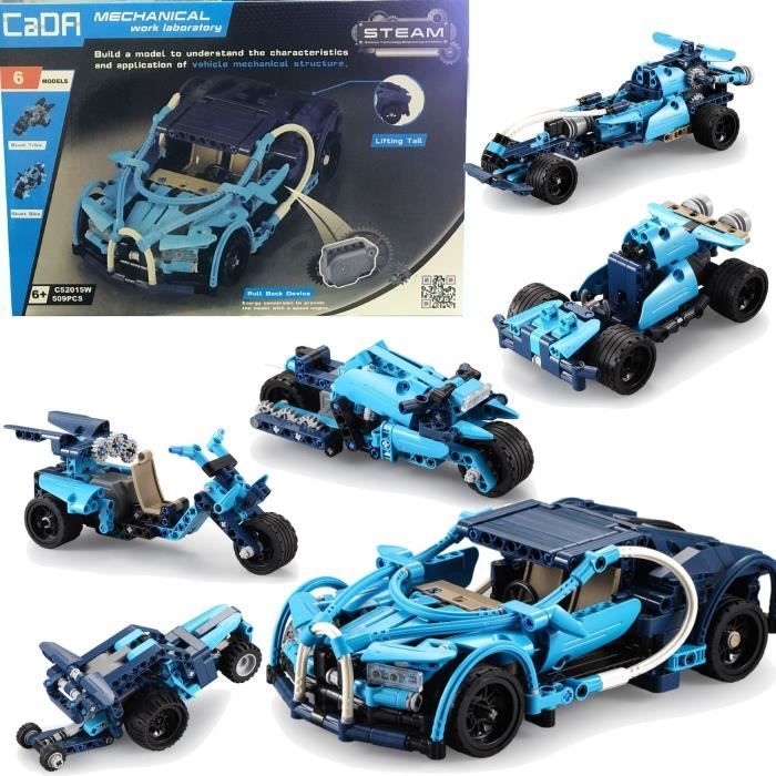 Cada Blue Phantom 6in1 construction block set C52015W - Cdiscount Jeux ...