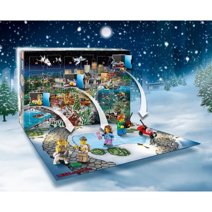 Calendrier de l Avent LEGO City 60099 Garcon A partir de 5 ans Livre a l unite Cdiscount Jeux Jouets