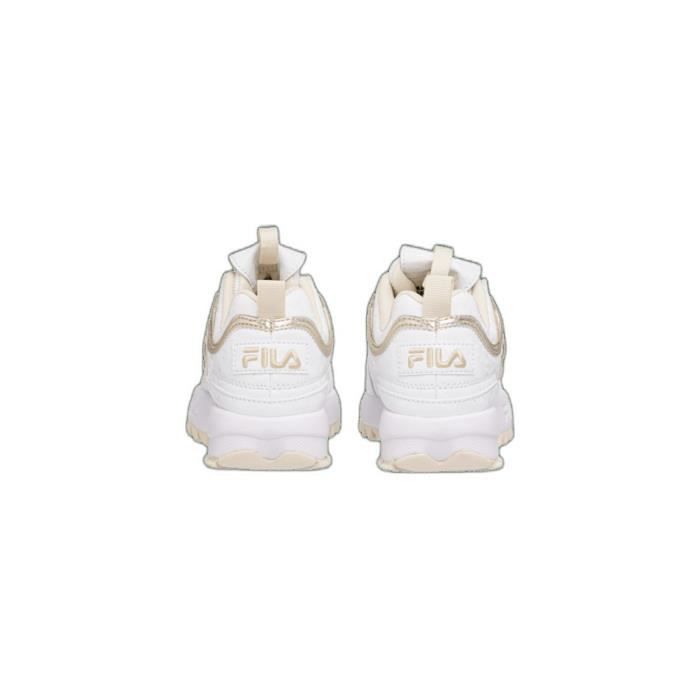 Baskets enfant FILA Disruptor Blanc Mod le unique avec boucles