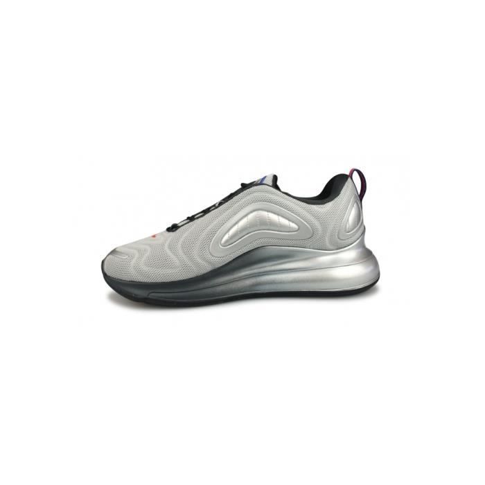 Basket Nike Air Max 720 NIKE Argent Homme Textile Lacets