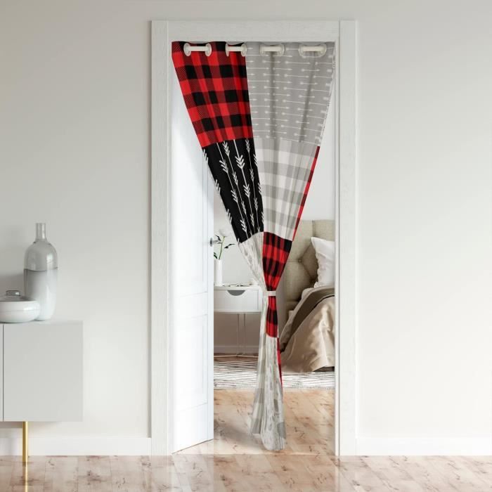 DrumaBee Nappe De Table Rectangulaire à Carreaux De Noël - 145 X 213 Cm - Rouge