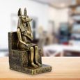 Egypte Anubis Statue Figurine égyptienne Sculpture mythologique résine décoration bureau ornement Souvenir cadeau pour Chien-2