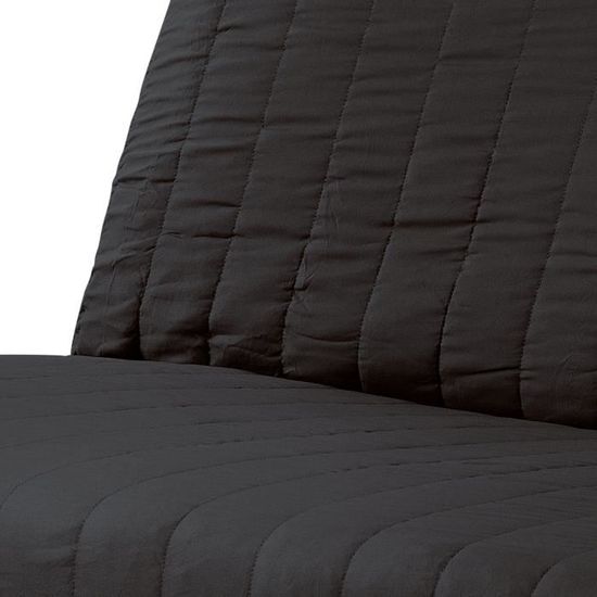 Les Ateliers Du Linge Protege Clic Clac Quadro Noir 140 X 200 Cm Achat Vente Housse De Canape Cdiscount
