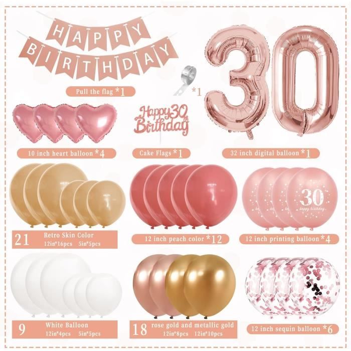 Décoration Anniversaire Déco Anniversaire Dorée DONQL - Kit Complet Avec Jupe De Table, Ballons Et Sifflets Ballon Anniversaire Décoration Anniversaire Déco Anniversaire Dorée DONQL - Kit Complet Avec Jupe De Table, Ballons Et Sifflets Ballon Anniversaire