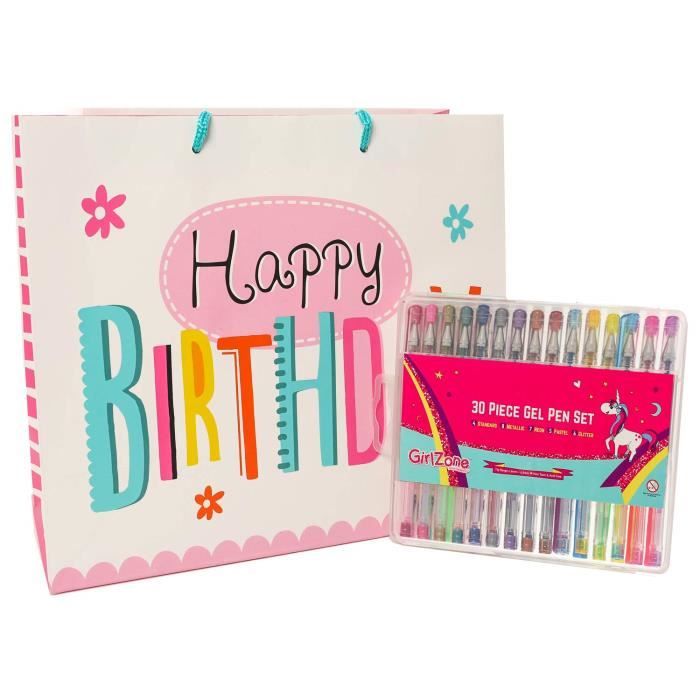 Stylo Gel à paillettes - Couleur au Choix - Jour de Fête - Anniversaire  Adulte - Anniversaire