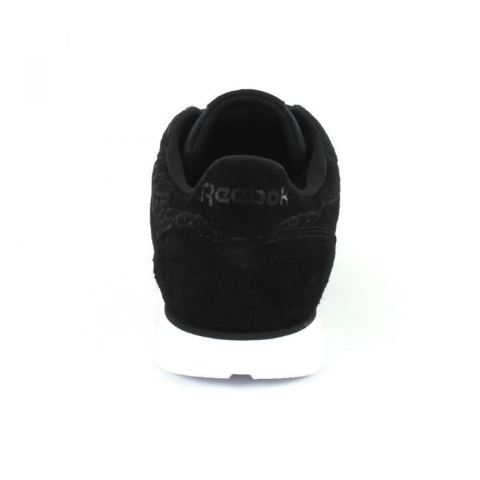 Classic leather woven emb top