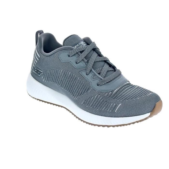 Skechers grise femme on sale