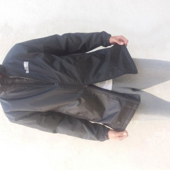 Veste coupe-vent Abacus, homme 3XL, noire résistante à l'eau, neuf avec