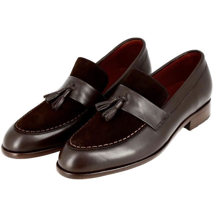 Chaussure richelieu daim homme online