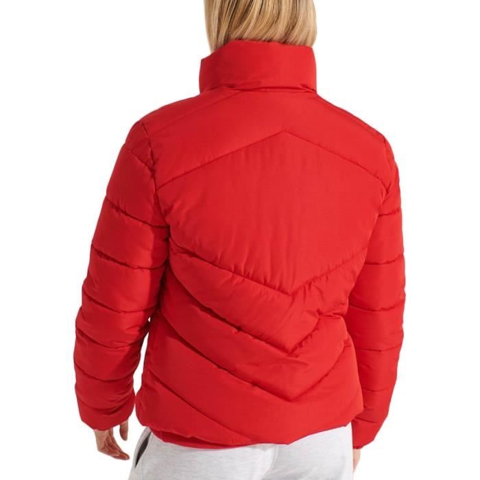 Veste superdry femme rouge discount