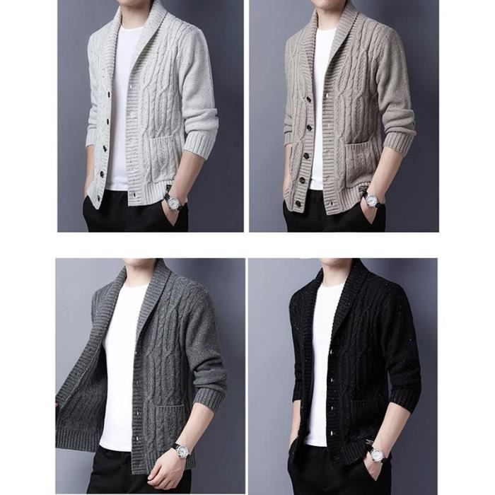 Pull Gilet Laine Cardigan Homme Epais Canada Goose Homme Cardigan