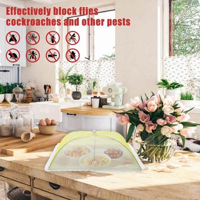 Cloche Alimentaire Pliable Anti-mouches – Dôme En Maille Pour Protéger Fruits, Gâteaux Et Plats En Extérieur | Idéal Pique-nique, Barbecue, Repas En Plein Air - 12