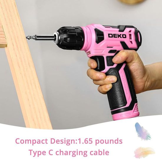 Coffret 126 Pièces Outillage Avec Perceuse Sans Fil 8V – Marque DEKO