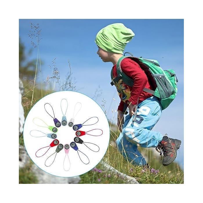 Mini Boussole - ZVD - Mousqueton En Métal - Haute Qualité - Camping