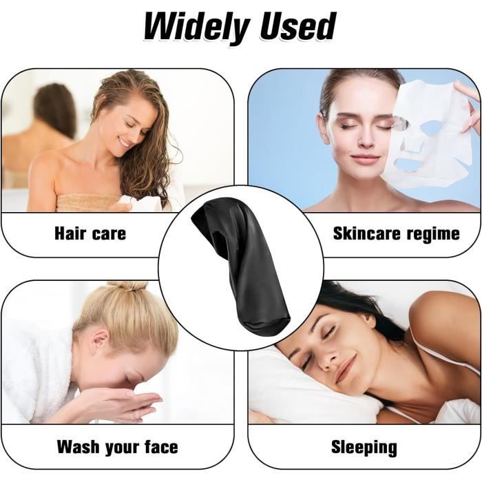 Bonnet Satin Cheveux Nuit Bonnet Nuit Soie Sufune - Satin Respirant Pour Cheveux Bouclés - Protection Cheveux Nuit élastique Cheveux