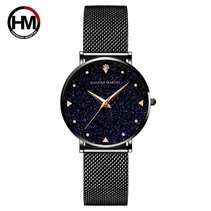 Montres Montre Quartz tanche pour femmes bracelet de marque