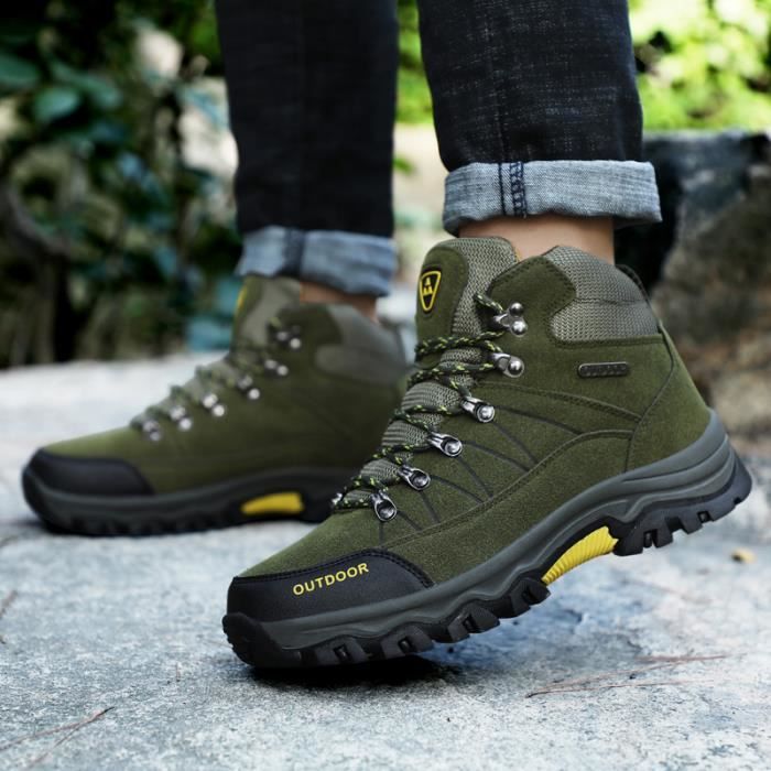 Chaussures Marche-Rando Homme Hiking Basses Respirant Mode