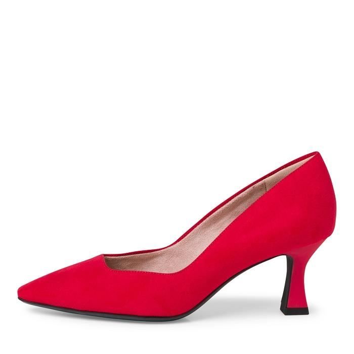 Escarpin tamaris rouge new arrivals