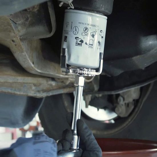 Zerone Clé de filtre à huile, outil de clé de clé de filtre à huile bidirectionnel réglable pour camion de voiture avec outil - Auto Zerone Clé de filtre à huile, outil de clé de clé de filtre à huile bidirectionnel réglable pour camion de voiture avec outil - Auto