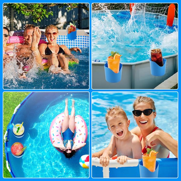 Porte-gobelet gonflable en forme de flamant rose - Gobelet flottant et porte-canette pour fêtes de piscine - Bouée de natation gonflable Porte-gobelet gonflable en forme de flamant rose - Gobelet flottant et porte-canette pour fêtes de piscine - Bouée de natation gonflable