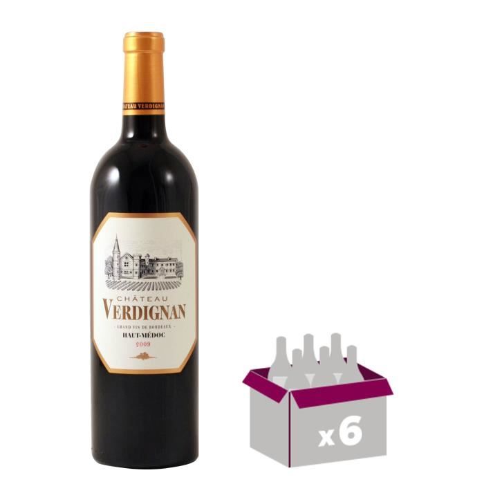CHÂTEAU VERDIGNAN Haut Médoc 2009 Cru Bourgeois - Rouge - 75 cl x6