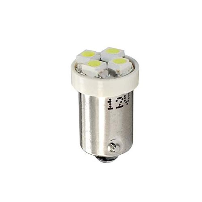 PLANET LINE Lot de 2 Ampoules LED - BA9s - 4 LED SMD 3528 - 12 V - 0,40 W