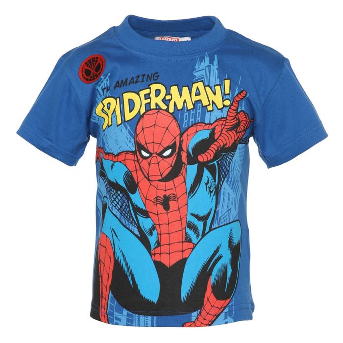 Garçons Enfants Spiderman Mickey Cars à manches courtes tee tshirt top t-shirt Âge 3-8 Ans 