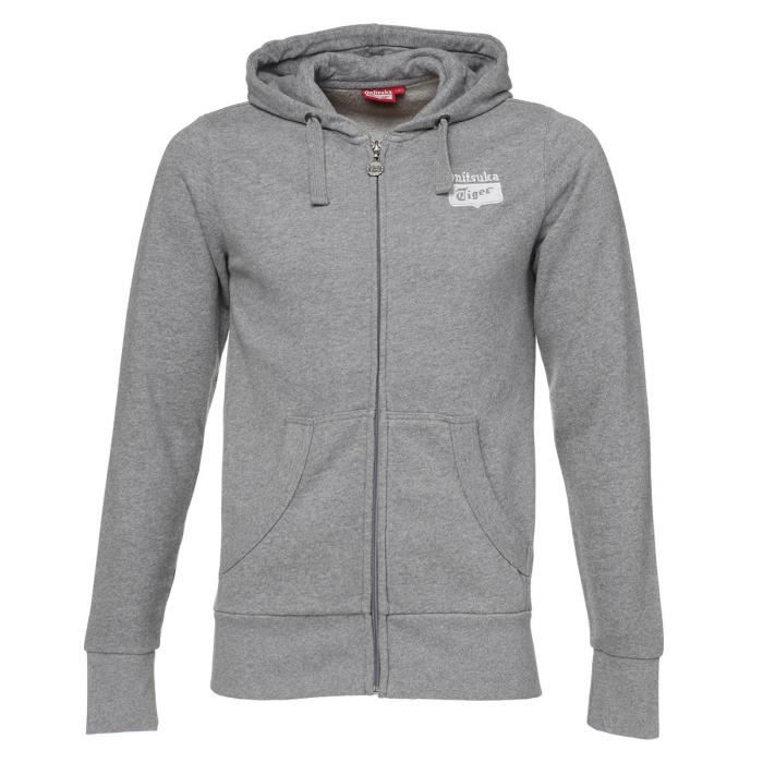 veste a capuche asics homme