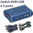 Trendnet switch KVM 2 ports VGA/USB TK209K-0