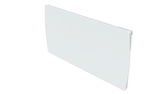 CARRERA Radiateur électrique à inertie céramique Jarpa - Programmation LCD - 2000 W - Façade en verre blanc