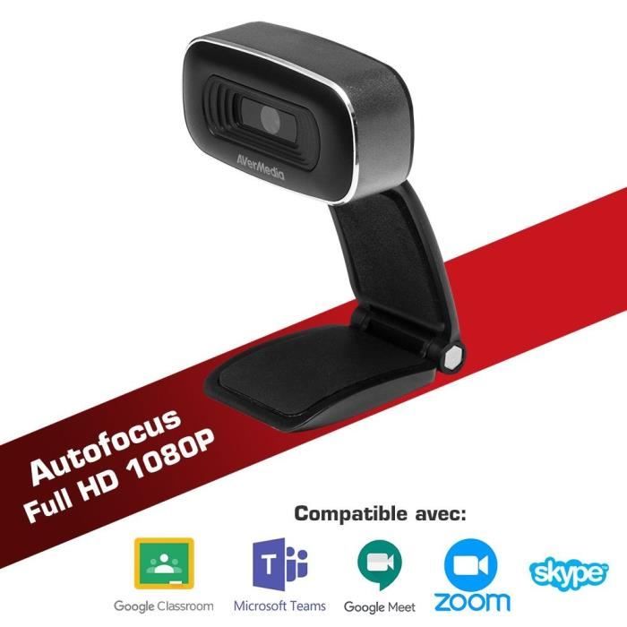 AVERMEDIA - Streaming - Webcam Full HD Autofocus Plug and Play PW310O
