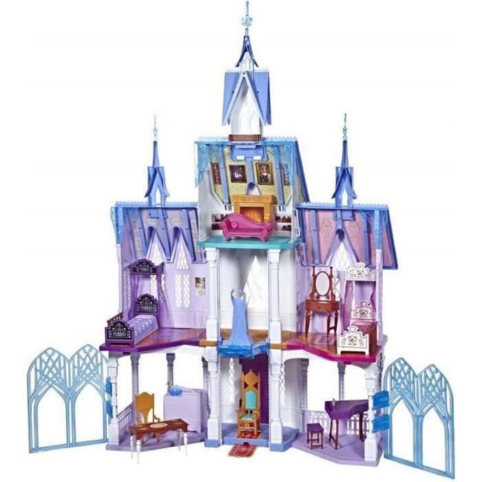 LA REINE DES NEIGES 2 - Coffret Château suprême d'Arendelle - taille de 1,50 m - avec lumières et 14 accessoires - DISNEY