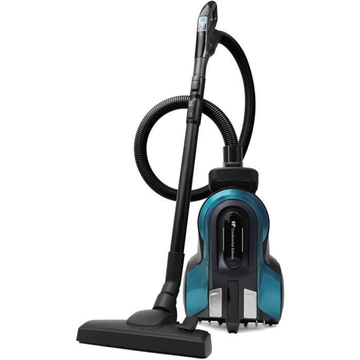 Aspirateur traineau sans sac CONTINENTAL EDISON VCB7050BB Commandes à la poignée