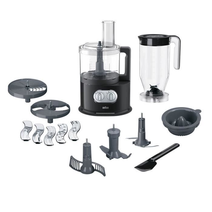 BRAUN FP5160 Robot multifonction - Noir