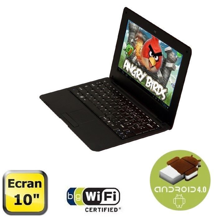 Synchro Digital Netbook 10- Android 4.0 Noir
