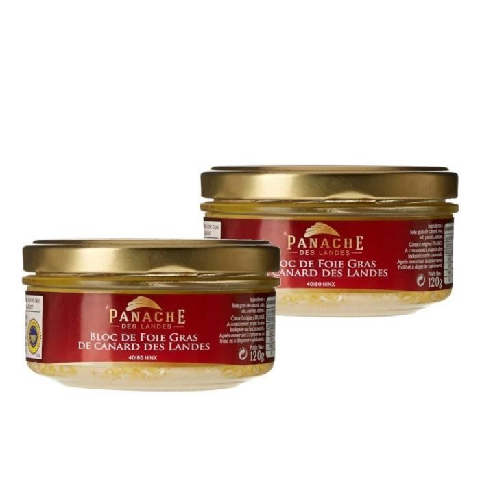 2 Blocs de Foie Gras 120g