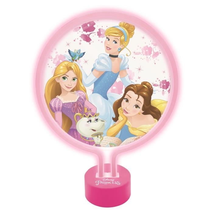 DISNEW PRINCESS Lampes néon chambre enfant LEXIBOOK