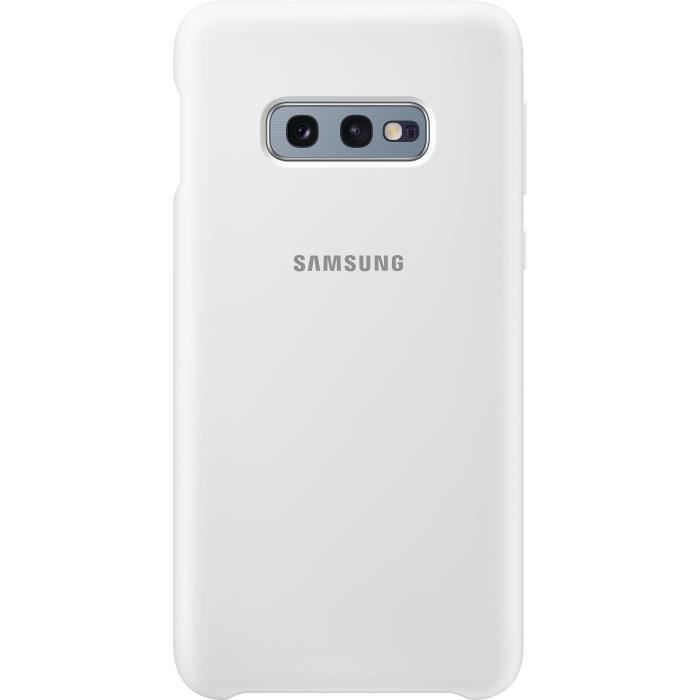 Samsung Coque Silicone S10e ultra fine - Blanc
