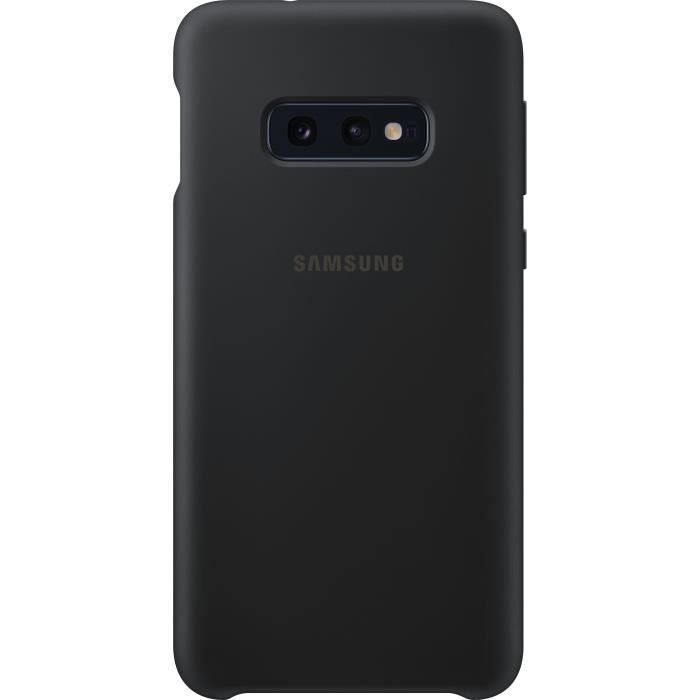 Samsung Coque Silicone S10e ultra fine - Noir